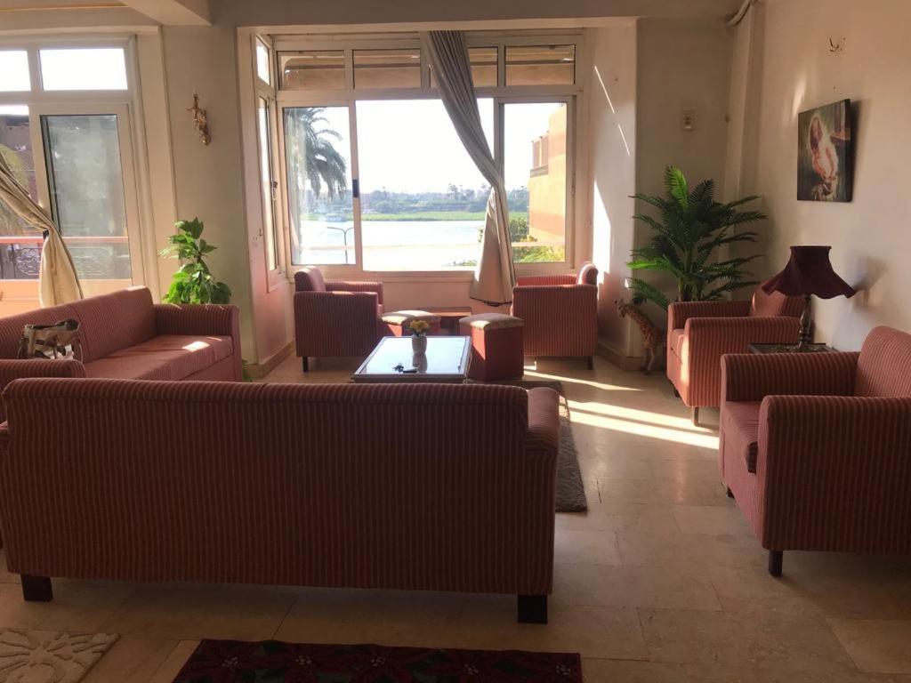 East Luxor Apartments With Nile Views Jazirat al Awwamiyah Ngoại thất bức ảnh